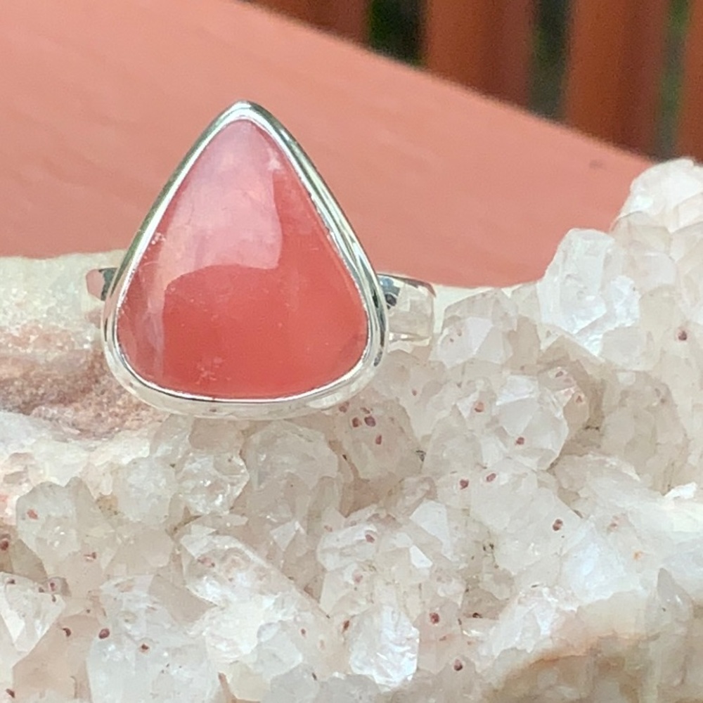 BOUTIQUE RHODOCHROSITE JELLY 925 STERLING SILVER 8